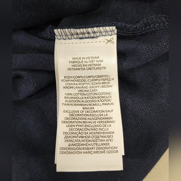 Polo Ralph Lauren Men's Navy Logo Graphic Baseball Hooded T-Shirt Size M - Picture 12 of 15